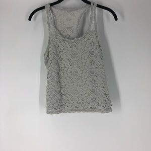 Abercrombie & Fitch Lace Front Tank